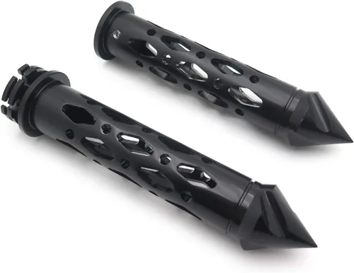 Vista 4 de Billet CNC negro 7/8 "(22 mm) extremos de barra de púas con acelerador compatible con Suzuki GSXR 600 750 1000 Hayabusa/FZR YZF 600 600R R1 R6 R6S