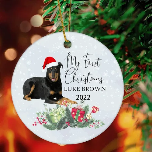 Vista 26 de 1st First Christmas Pet Ornament 2022 Dog Christmas Bauble Custom Ornament Dog Lover Gifts Personalised Dog Name Ornament English Cocker Spaniel Gift