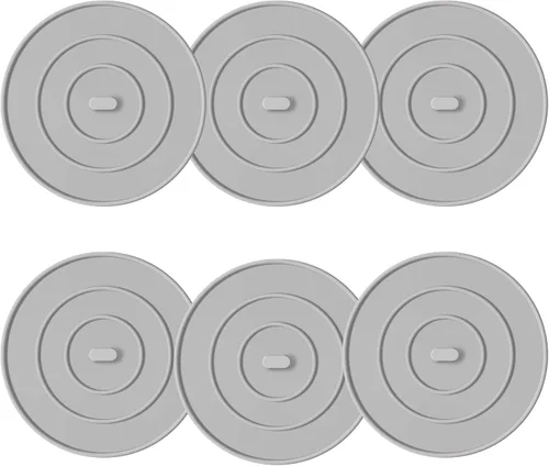 Vista 8 de TJ POP Tapón de silicona para tina, paquete de 4 unidades, tapón de drenaje grande para bañera, cubierta de drenaje plana de succión para cocina