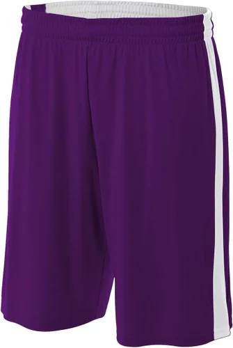 Vista 5 de A4 Pantalón corto reversible para hombre con gestión de la humedad de 10" Negro