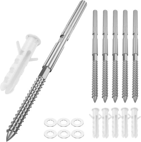 Vista 10 de Soporte invisible para estante flotante (4 piezas) - Soportes ocultos plateados para estantes flotantes de madera - Soportes ciegos para estantes