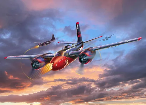 Vista 8 de Revell 03823 B-26C Invader 1:48 Kit de modelo de plástico sin construir/sin pintar a escala 1:48