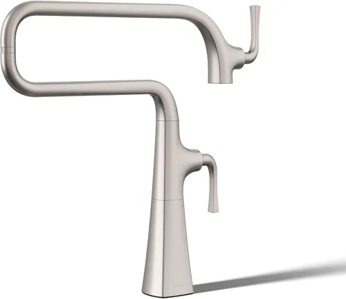 Vista 18 de Kohler K-22067-BL - Llenador de ollas para fregadero de cocina Graze