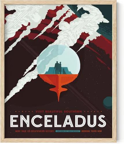 Vista 20 de HAUS AND HUES Arte de pared espacial – Pósteres espaciales vintage, póster JPL de la NASA, pósteres vintage de la NASA para paredes, arte de pared