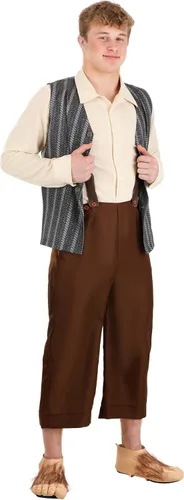 Vista 6 de Disfraz de Señor de los Anillos Samwise para adulto, auténtico disfraz de Samwise Halloween y traje de cosplay