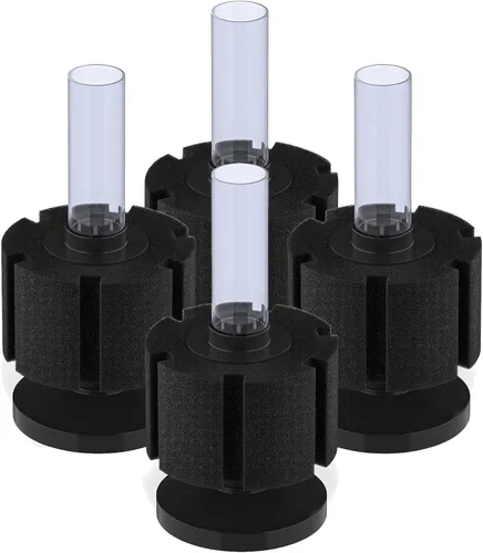Vista 11 de Pawfly Paquete de 4 filtros de esponja nano bio para acuario, camarones betta fritos silenciosos y filtro de espuma de peces pequeños para peceras