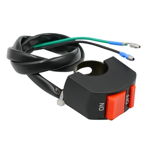Vista 6 de ANKIA - Interruptor de palanca para manillar de motocicleta, interruptor de botón para motocicleta, ATV, motocicleta, motocicleta, bocina, señal