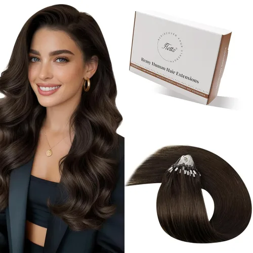 Vista 26 de 【Descuento】Hetto - Extensiones de cabello con cinta adhesiva, 40g, extensiones de cabello humano, color rubio ceniza oscuro degradado a rubio medio