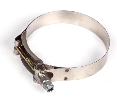 Vista 3 de 2 piezas de abrazaderas de acero inoxidable con perno en T de 1 pulgada (32 mm - 37 mm) para entrada turbo de intercooler