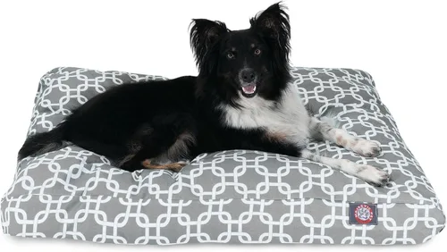 Vista 33 de Majestic Pet Cama para perro de espuma viscoelástica triturada, pequeña con funda extraíble lavable, cama ortopédica rectangular para perros, cama