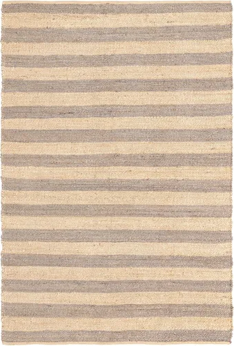 Vista 19 de Unique Loom Alfombra trenzada de la colección de yute – Bina (2' 2" x 3' 1", rectangular, gris marfil)