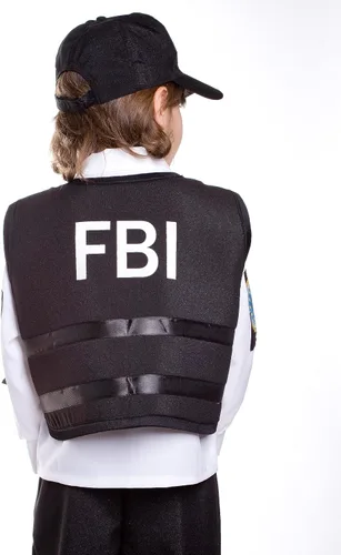 Vista 2 de Agente del FBI disfraz infantil precio asequible
