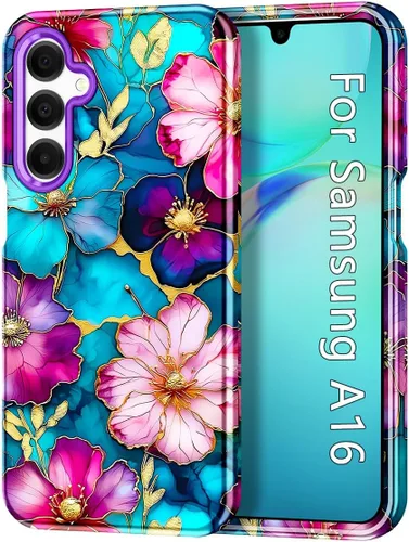 Vista 12 de Lamcase Funda para Galaxy S24 FE, resistente a prueba de golpes, híbrida de policarbonato duro, TPU suave, protección contra caídas de tres capas