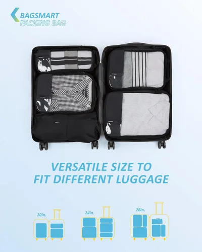 Vista 2 de BAGSMART Neceser y cubos de embalaje de compresión, Bagsmart Neceser y cubos de embalaje de compresión