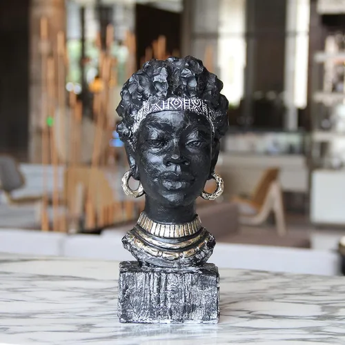 Vista 2 de Leekung Estatuas de mujeres africanas y estatuas de mujeres africanas