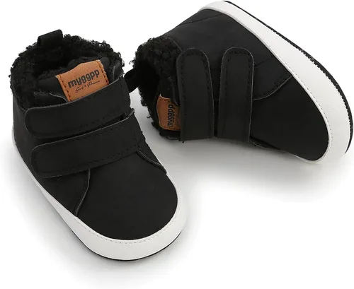 Vista 5 de Zapatos deportivos para bebés, niños y niñas, botas de nieve para bebés, suela antideslizante, para recién nacidos, para primeros pasos, zapatos