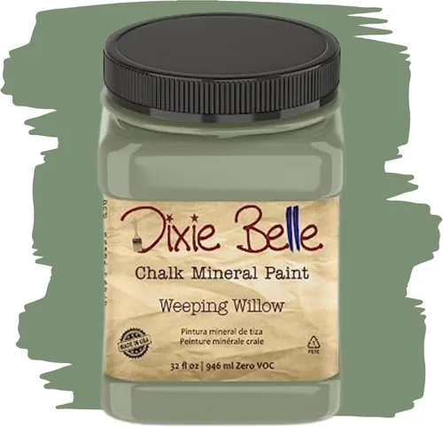 Vista 149 de Pintura para muebles con acabado de tiza Dixie Belle Paint Company - Amatista (4oz) - Pintura mineral de tiza chic púrpura profundo mate