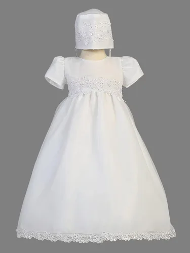 Vista 2 de Bautizo Vestidos para Bebé Niña Vestidos de Bautizo para Bebé Niña Vestido de Encaje Ropa de Bautizo para Bebé Niña Vestido