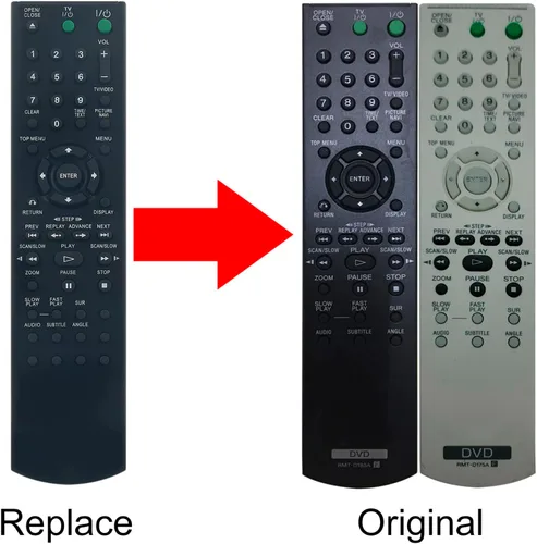Vista 2 de RMT-D185A RMT-D175A RMT-D176A Control remoto de repuesto para reproductor de DVD Sony DVP-NS700H DVP-NS508P DVP-NS57P DVP-NS47P DVP-NS708H