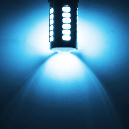 Vista 2 de Luces antiniebla brillantes LED DRL, azul hielo, P13W