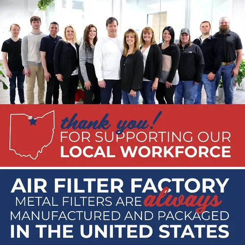 Vista 5 de Air Filter Factory - Filtro de grasa para campana extractora de aluminio, lavable, paquete de 2 unidades para Broan NuTone (S97017415, 97017415)