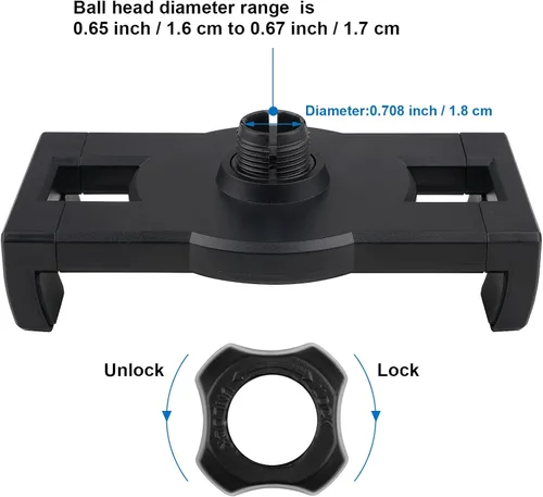 Vista 9 de Soporte para iPad de cuello de cisne, soporte de abrazadera para tableta, escritorio, mesa, cama, silla, atril, brazo ajustable de 360° para cocina
