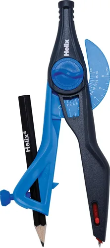 Vista 2 de Maped - Brújula de bloqueo de plástico con soporte universal - Dibujo de precisión - Seguridad mejorada - Diseño duradero - Paquete a granel de 50