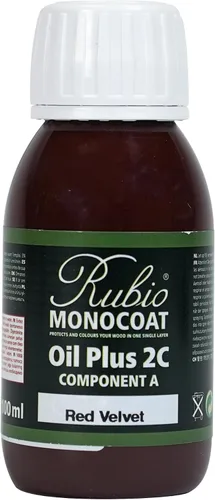 Vista 37 de Rubio Monocoat Muestra de Tinte y Acabado para Madera - Niebla 5% Aceite Plus Parte A Aceite de linaza para madera de secado rápido y ecológico