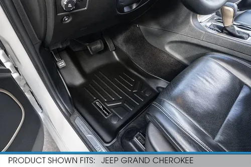 Vista 2 de SMARTLINER Juego de alfombrillas de primera fila de ajuste personalizado compatibles con Dodge Durango 2016-2025