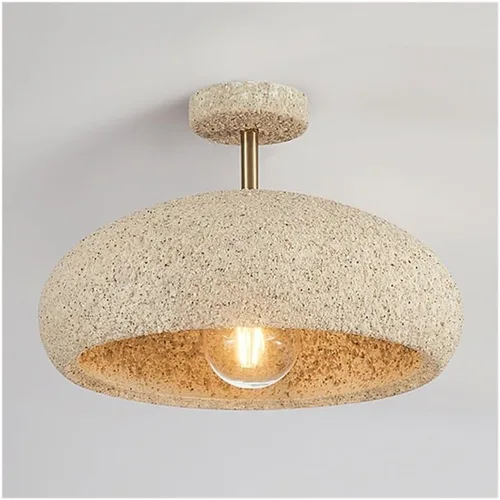 Vista 8 de Lámpara de techo retro hecha a mano, decoración de interiores, lámpara de techo moderna para sala de estar, comedor, dormitorio, lámpara colgante