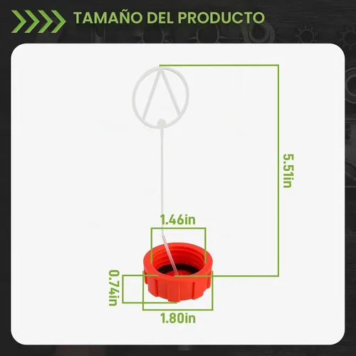Vista 2 de P021040430 Conjunto de tapa de combustible de gas para Echo SRM-225 PAS-225 GT-225 Recortadora de cuerdas B-2-67
