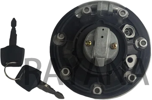 Vista 3 de RAYANA Tapa de Cubierta de Tanque de Combustible con Llave de Bloqueo Compatible para Kawasaki Ninja ZX6R ZX7R ZX9R ZX11 Ninja 250R 500R EX250 EX400