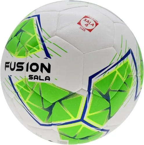Vista 3 de Precision Fusion Sala Futsal Ball Official FIFA Football, Indoor Training, Hybrid PU, Low Rebound, Enhanced Control, White