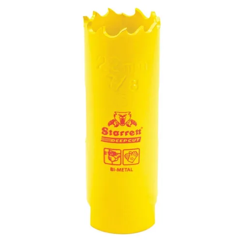 Vista 25 de Starrett LS - Corona perforadora HSS de corte profundo 1-7-8" (48mm) (DCH0178-G)
