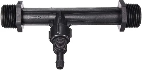 Vista 3 de Wytino Tubo de inyector de fertilizante, inyector de fertilizante Venturi de riego 1/2 "3/4" 1 pulgada Inyector mezclador de fertilizante de jardín