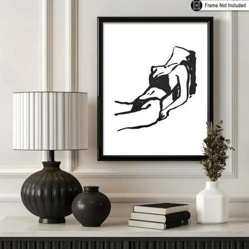 Vista 190 de Poster Master Faces Poster - Retro Women Print - Portrait Art - Sketch Illustration - Abstract Artwork - Woman Design - Chic Boho Design - Great