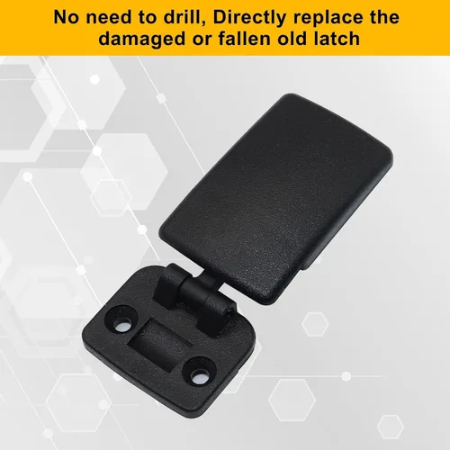 Vista 8 de GXARTS Pestillo de bloqueo de ventana deslizante trasera Reemplazo 69370-35010 Compatible con 1995-2000 Toyota Tacoma 1989-1995 Pickup 1992-2005