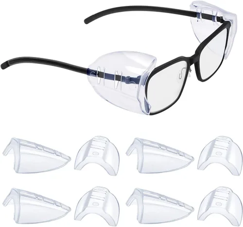 Vista 9 de 2/4/6/10 pares de protectores laterales para gafas, protectores laterales para gafas graduadas