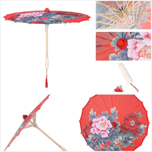 Vista 4 de Elibelle Bata de kimono tradicional japonesa para disfraz de niñas