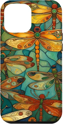 Vista 26 de iPhone 16 Dragonfly Party III Pretty Dragonflies In A Garden Flying Case