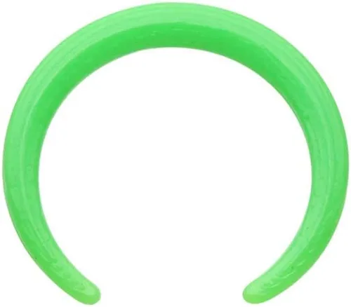 Vista 9 de Pierced Owl - Retenedor de anillo de tabique flexible Bioflex de tacto suave 14-16GA