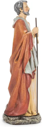 Vista 4 de Figura de Roman Joseph's Studio San Pedro, estatua religiosa de mesa de 10.5 pulgadas, colección renacentista, decoración para el hogar