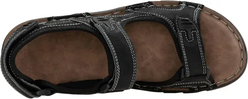 Vista 5 de Jousen Men's Sandals Leather Open Toe Beach Sandal Outdoor Summer Sport Sandals