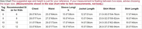 Vista 8 de Yihuimin Disfraz de maestro de anillo de lujo con borla de tambor mayorette con falda tutú