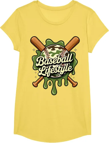 Vista 40 de Baseball Life Style 101 Apparel Youth Drip Baseball Boys Kid Camiseta
