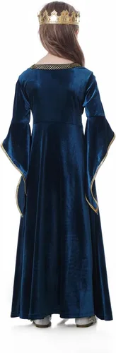 Vista 3 de LMYOVE Disfraz medieval renacentista para niñas