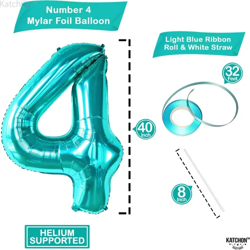 Vista 64 de KatchOn Globo negro del número 1 de 40 pulgadas, globo de feliz cumpleaños Large Mylar Number One Balloon for 1st Birthday Decorations, Foil