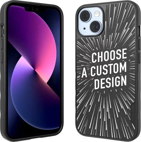 Vista 101 de Smartish® Funda delgada para iPhone 13 Pro - Gripmunk - [ligera + protectora] Funda de agarre fina - Black Tie Affair