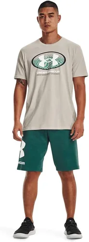 Vista 3 de Under Armour - Shorts Rival de vellón para hombre, con logotipo grande