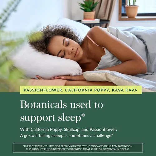 Vista 5 de Gaia Herbs Sound Sleep - Suplemento de apoyo para el sueño - Apoyo a base de hierbas y plantas para la calma y la relajación* - Raíz de valeriana